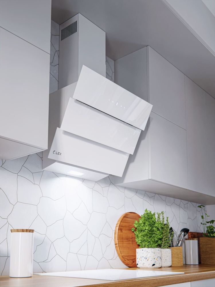 Товар Наклонная вытяжка Вытяжка кухонная наклонная LEX RIO GS 600 White