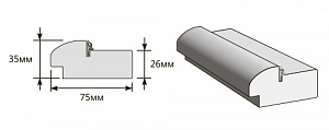 Товар Коробка Т МДФ 2050x70x35 (у,п) BRK3848