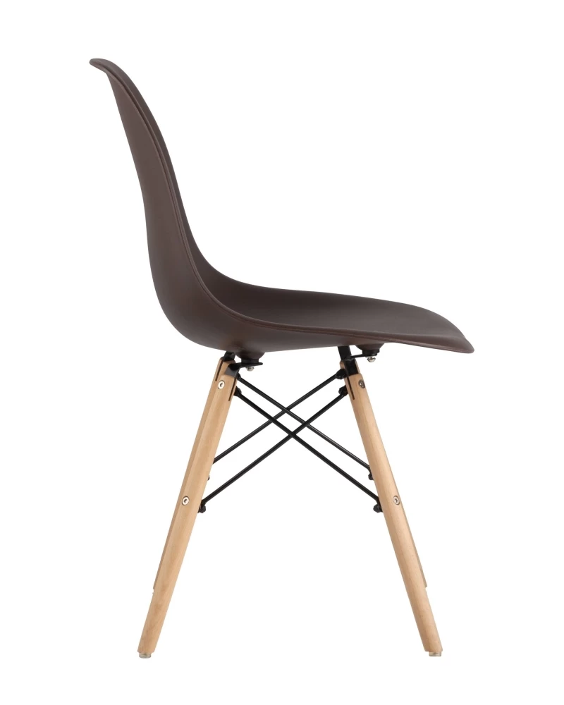 Товар Стул Eames DSW коричневый x4 SG2163