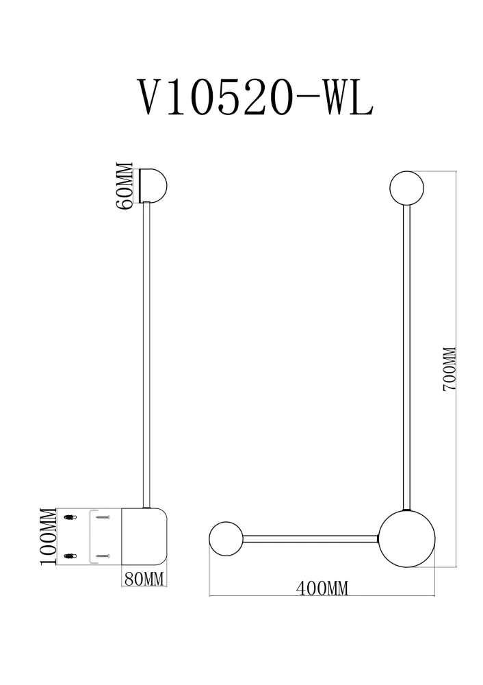 Товар Светильник настенный светодиодный Moderli V10520-WL Provo SG5258